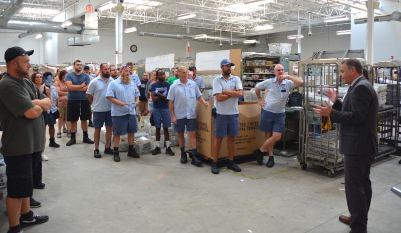 Local Letter Carriers Raise Most Food In State For Annual Drive Cape   7.1 Postal Food Drive 4.JPG